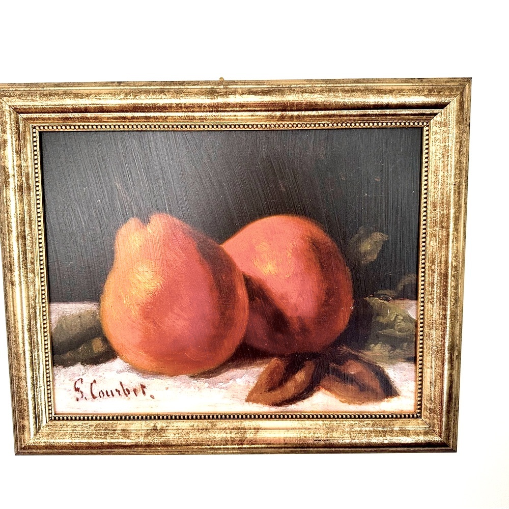 LIKE NEW Framed wall art of fruit